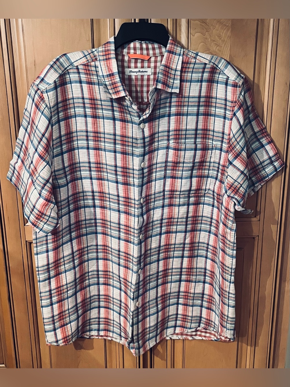 NWOT Tommy Bahama Men’s Linen Blend Camp Shirt